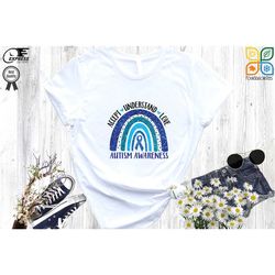 autism shirt, autism awareness shirt, in april we wear blue for autism awareness, autism rainbow shirt, autism awareness