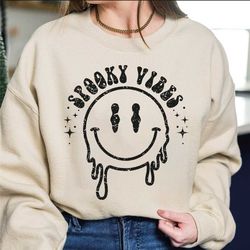 halloween happy face sweatshirt, smile face shirt, pumpkin hoodie, halloween party shirt, halloween costume, halloween