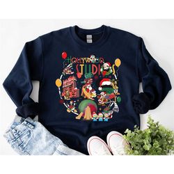 disney hollywood nights sweatshirt, hollywood studios christmas shirt, mickey's very merry christmas tee, mickey and co