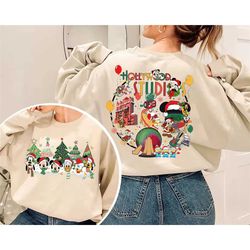 disney jollywood nights sweatshirt, hollywood studios christmas shirt, mickey's very merry christmas tee, mickey and co