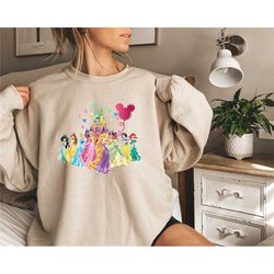 princess minnie sweatshirt,cute princess sweatshirt, disney cute shirt, disney princesses, magic kingdom day, disney tee