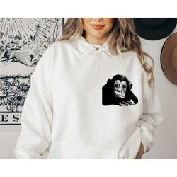 monkey hoodie, monkeys sweatshirt, monkey gift, monkey lover hoodie, animal lover shirt, monkey gift,animal lover gift