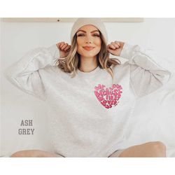 pocket we love because he first loved us flag unisex sweatshirt, christian sweatshirt gift, street wear sweater, christi