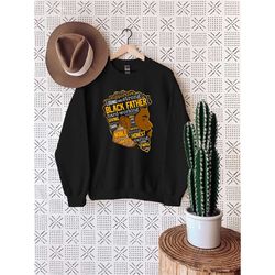 black father sweatshirt, father's day african american dad sweatshirt, afro king father sweatshirt,african american blac