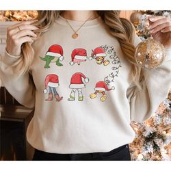 disney toy story characters christmas shirt, disney woody buzz lightyear slinky dog xmas sweatshirt, disneyland holiday,