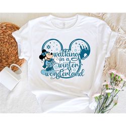 disney mickey winter shirt, mickey ears christmas shirt, mickey mouse snowflake shirt, magic castle xmas shirt, disney x