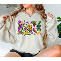mardi gras nurse shirt, carnaval nurse mardi gras sweatshirt, louisiana festival mardi gras shirts, fat tuesday nurse, m