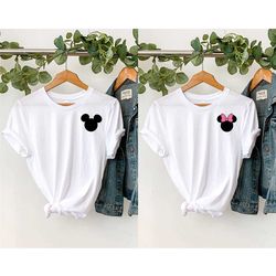 pocket mickey ears shirt, minnie ears shirt, simple disney shirt, disney group shirt, disneyworld family shirts, disneyw