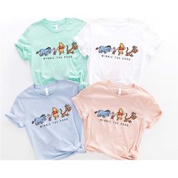 vintage winnie the pooh shirt, classic winnie the pooh shirt, pooh bear family shirt, disney group shirts, family disney