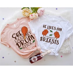 couple funny thanksgiving shirt, matching family thanksgiving t-shirt, friendsgiving group sweatshirt, funny thanksgivin