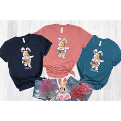 disney winnie the pooh easter family shirt, easter disney pooh bear shirt, disney bunny easter shirt, easter eggs shirt,