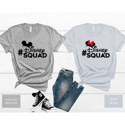 disney squad, disney trip shirt, disneyworld shirts, disneyland shirt, disney couple shirt, disney family shirt, mickey