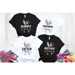 bunny family , easter family shirt, easter bunny shirt, matching family bunny shirt, happy easter shirt, bunny shirt, ea