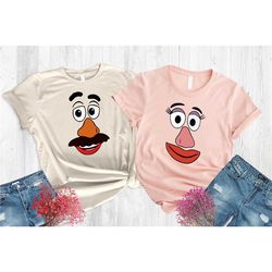 mr potato and ms potato head shirt, thanksgiving couple 2023 shirt, fall family matching sweatshirt, funny toy story shi