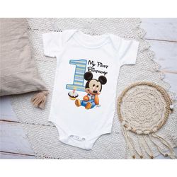 my first birthday shirt, disney birthday shirt, mickey birthday boy, birthday boy, birthday baby, mickey birthday shir