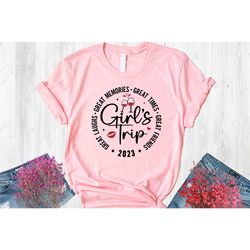 girls trip 2023 shirt, girls weekend trip shirt, 2023 girls trip shirts, cheaper than therapy, girls vacation shirt, vac