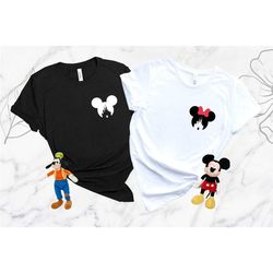 disney couple shirt, minnie mickey couple shirts, disney trip shirt, disney matching shirts, mickey ears shirt, minnie b