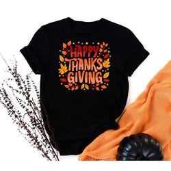 happy thanksgiving shirt, fall pumpkin shirt, autumn family shirt, fall season 2023 shirt, thankful family shirt, pumpki