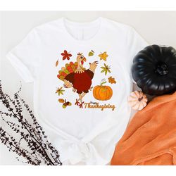 happy thanksgiving turkey shirt, pumpkin season shirt, fall pumpkin shirt, autumn family shirt, fall season shirt, thank