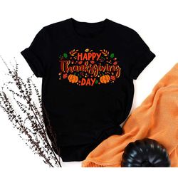 happy thanksgiving day shirt, fall season 2023 shirt, thankful family shirt, thanksgiving shirt, autumn family shirt, fa