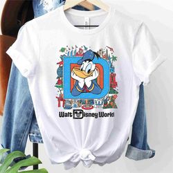 donald duck walt disney world shirt, disney world shirt, donald duck disney tee, family vacation, donald duck trip shirt
