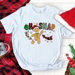 oh snap cookie man sweatshirt, gingerbread cookie sweatshirt, christmas gift, merry christmas, western design, christmas