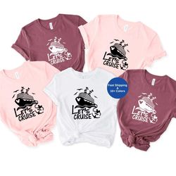 disney let's cruise shirt,disney cruise family vacation 2023 shirt, disneyland family matching shirt for cruise, birthda