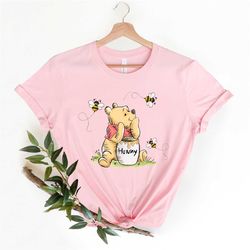 winnie the pooh shirt, winnie pooh,  winnie the pooh dress, winnie the pooh characters costumes, disney family shirt, di