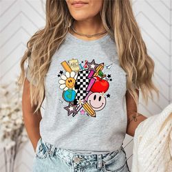 back to school teacher shirt, retro teacher shirt, back to school student shirt, teacher gift shirt, first school day sh