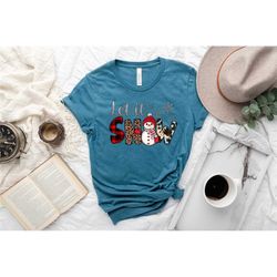 let it snow shirt, christmas shirt, funny christmas shirt christmas vacation shirt,christmas tshirt,holiday shirt