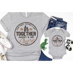 our first father's day shirt, 1st father's day shirt, father day shirt, shirt for dad, baby daddy outfit, father's day g
