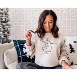 bunny crewneck, bunny lover sweat, cute bunny apparel, bunny sweat, easter sweat, rabbit sweatshirt, spring sweatshirt,