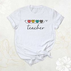 teacher valentine shirt, teacher hearts shirt, teacher love shirt, valentine's day shirt, cute teacher valentines outfit