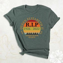 rip queen elizabeth ii shirt, 1926-2022 queen elizabeth ii, queen elizabeth ii, united kingdom shirt, queen of england,