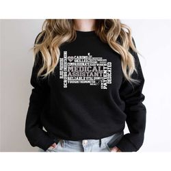 medical assistant sweatshirt, ma nurse shirt, ma nurse gift, medical assistant sweater, nursing assistant shirt