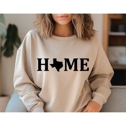 texas home state sweatshirt, cute texas map shirt, texas state gift, heart texas state sweater, texas lover tee, gift fo