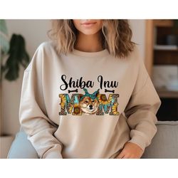 shiba inu mom sweatshirt, dog mom gift, shiba inu mama t shirt, shiba inu lover, dog lover shirt, shiba inu parent sweat