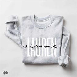 benutzerdefinierte name sweatshirt, sweatshirt-shirt, geschenk fr mama, weihnachtsgeschenk idee, name sweatshirt