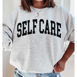 self care sweatshirt, yoga sweatshirt, trending geschenk, geschenk fr sie