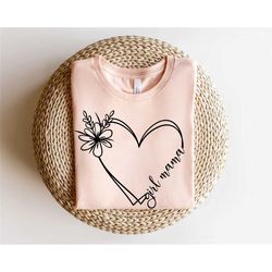 mothers day shirt, girl mama heart shirt, gift for mom, girl mom shirt, mom of girls shirt, cute mom shirt, future mom s