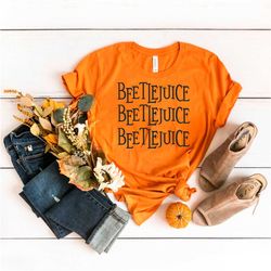 beetlejuice beetlejuice beetlejuice shirt, halloween shirt, cute halloween tee, fall clothing, it's showtime, cute hallo