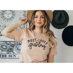 most loved grammy, gift for grandma, grandma established shirt, grandma shirt, christmas gift grandma, pregnancy announc
