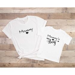 mommy's boy shirt, mommy shirt, matching mommy and me shirt, mothers day shirts, mom son matching shirt, mommy and me ou