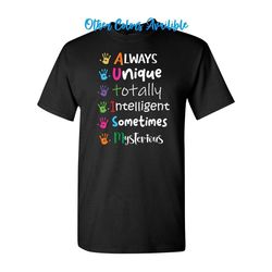 autism awareness t-shirt / autism puzzle rainbow t-shirt / autism rainbow t-shirt / autism puzzle t-shirt