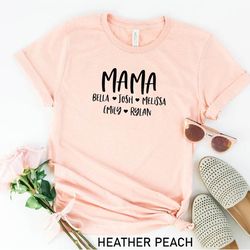mama shirt, personalized mama t-shirt, mom-life shirt, mommy shirt, mother's day shirt, gift for mom, cool mom shirts