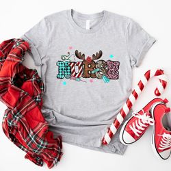 christmas nursing sweatshirt, nursing school t-shirt, nurse christmas nurse shirt, nurse gift for woman