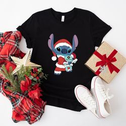 disney stitch scrump christmas shirt, christmas shirt, disney lilo stitch shirt, disney vacation shirt