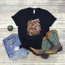 country cassettes shirt, cassette tapes shirt, country music shirt, rodeo life shirt, rodeo shirt for woman
