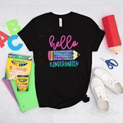 hello kindergarten shirt, 2nd grade shirt, kindergarten shirt, preschool shirt, 5th grade shirt