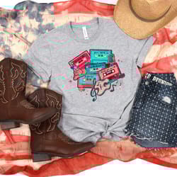 country cassettes shirt, cassette tapes shirt, country music shirt, rodeo life shirt